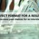 perfect for a resume